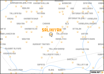 map of Şāliḩīyah
