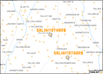 map of Şāliḩīyat Ḩarb