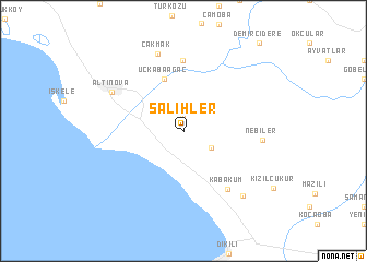 map of Salihler