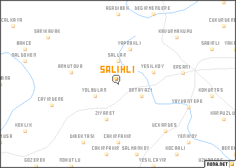 map of Salihli