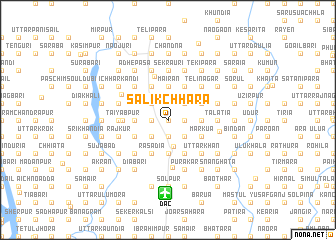 map of Salikchhara