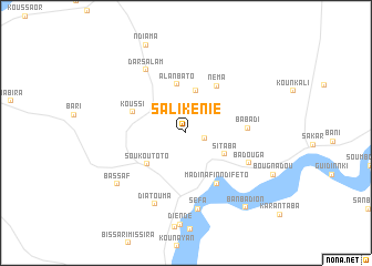 map of Salikénié