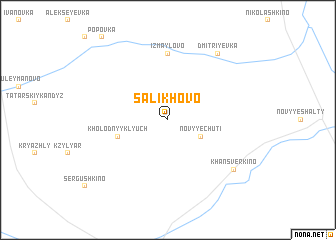 map of Salikhovo