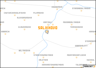 map of Salikhovo