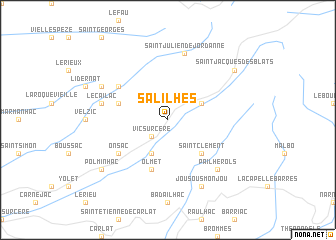 map of Salilhes