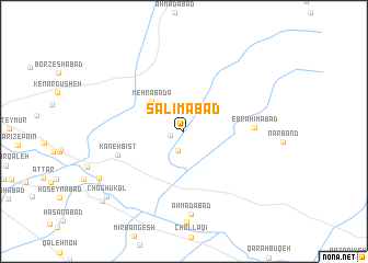 map of Salīmābād