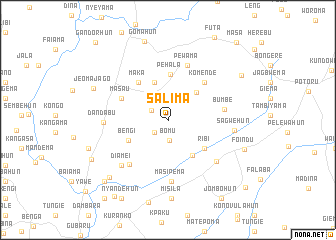 map of Salima