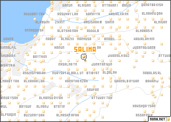 map of Şalīmā