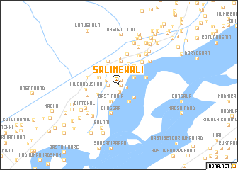 map of Salīmewāli