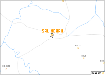 map of Sālimgarh