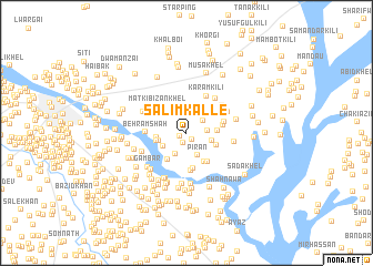 map of Salīm Kalle