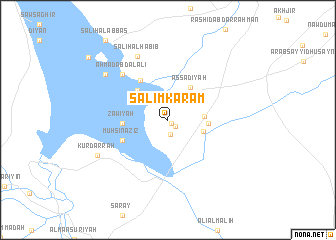 map of Salīm Karam