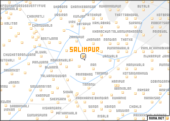 map of Salīmpur