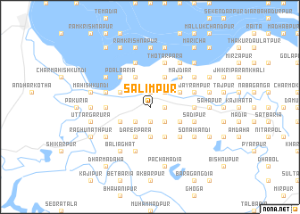 map of Sālimpur
