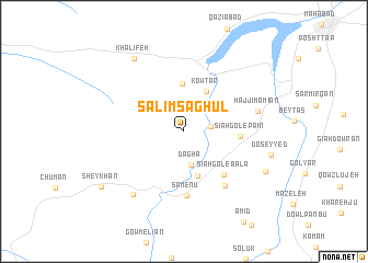 map of Salīm Sāghūl