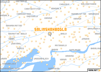 map of Sālim Shāh Bodla