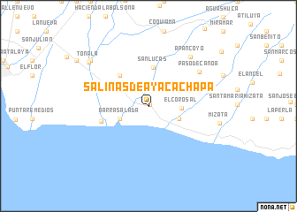 map of Salinas de Ayacachapa