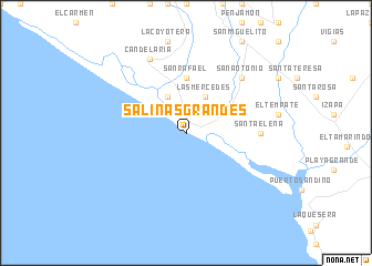map of Salinas Grandes
