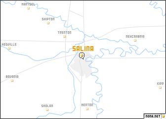 map of Salina