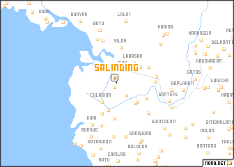 map of Salinding