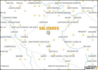 map of Salindres