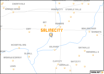 map of Saline City