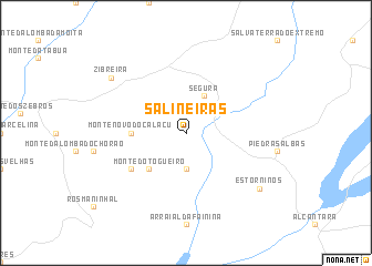 map of Salineiras