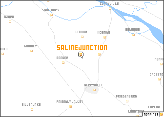 map of Saline Junction