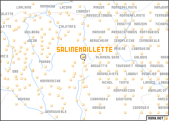 map of Saline Maillette