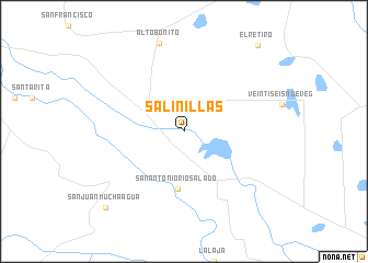 map of Salinillas