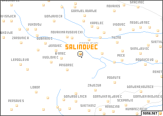 map of Salinovec