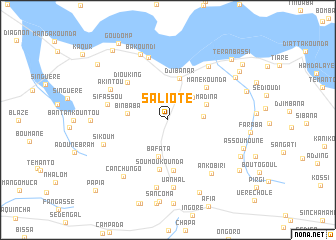 map of Saliote