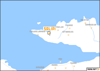 map of Salipi
