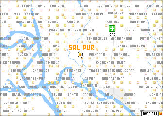 map of Sālipur