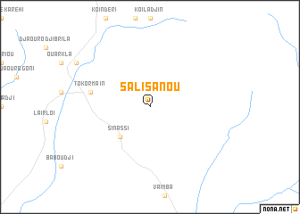 map of Sali Sanou