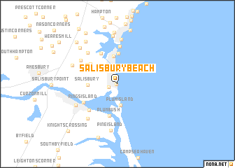 map of Salisbury Beach