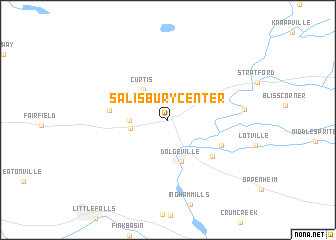 map of Salisbury Center