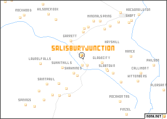 map of Salisbury Junction