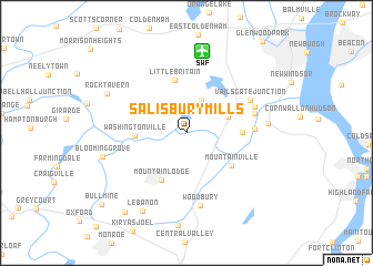 map of Salisbury Mills