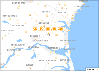 map of Salisbury Plains