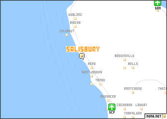map of Salisbury