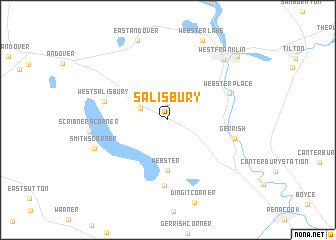 map of Salisbury