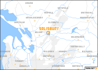 map of Salisbury