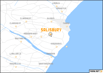 map of Salisbury