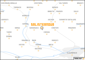 map of Săliştea Nouă