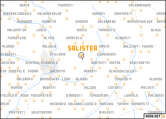 map of Săliştea