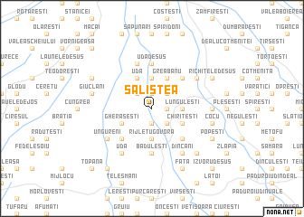 map of Săliştea