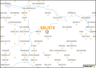 map of Sălişte