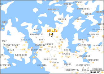 map of Sålis