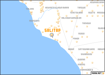 map of Sali Tap